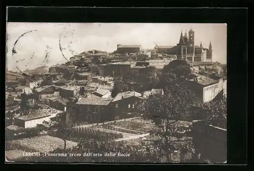 AK Urbino, Panorama preso dall`orto delle Bocce