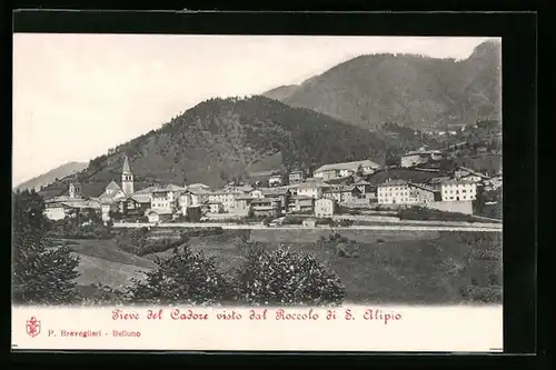 AK Pieve del Cadore, Pieve del Cadore visto dal Roccolo di S. Alipio