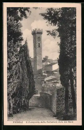 AK Fiesole, Il Campanile della Cattedrale visto dal Nord