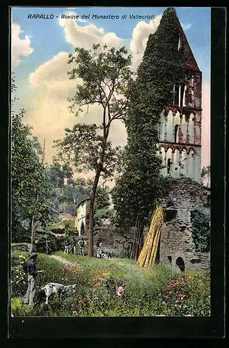 AK Rapallo, Rovine del Monastero di Vallecristi