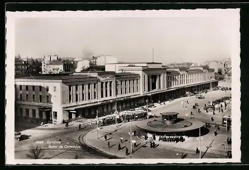 AK Geneve, Gare de Cornavin, Bahnhof