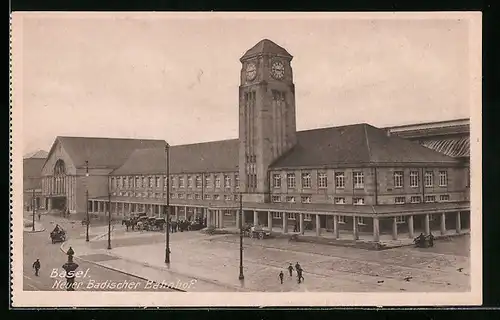 AK Basel, Neuer Badischer Bahnhof