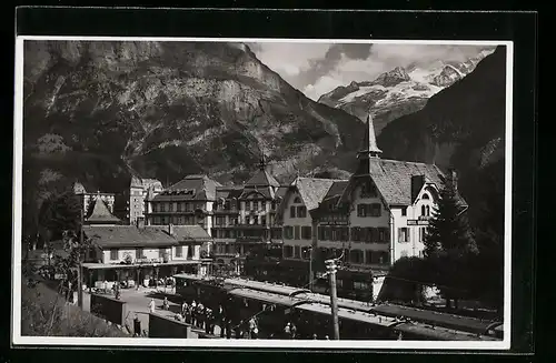 AK Grindelwald, Partie beim Bahnhof