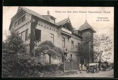 AK Illzach, Restauration altes Elsässer Bauernhaus