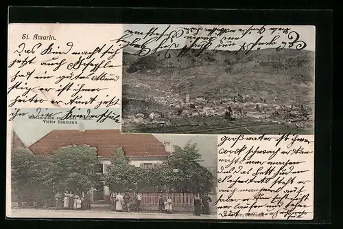 AK St. Amarin, Restauration zur Stadt Thann