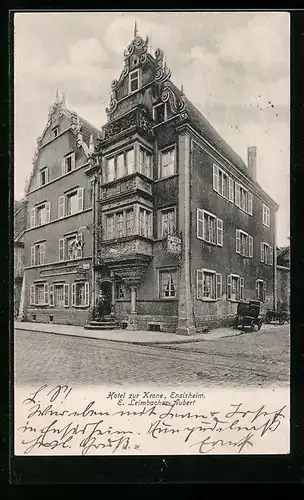 AK Ensisheim, Hotel zur Krone