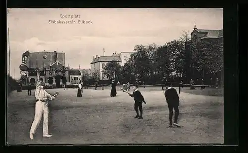 AK Hamburg-Eilbek, Sportplatz, Eisbahnverein Eilbeck