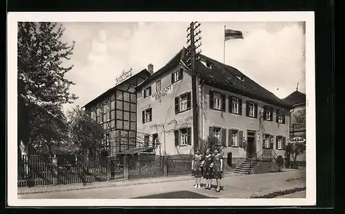 AK Neckargerach / Baden, Gasthaus Krone-Post