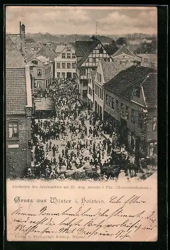 AK Wilster i. Holstein, Einläuten des Jahrmarktes