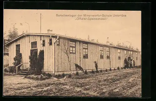 AK Unterlüss, Barackenlager der Minenwerfer-Schule Unterlüss Offizier-Speiseanstalt