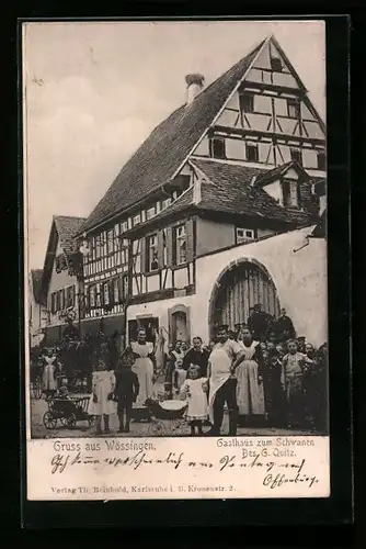 AK Wössingen, Gasthaus zum Schwanen