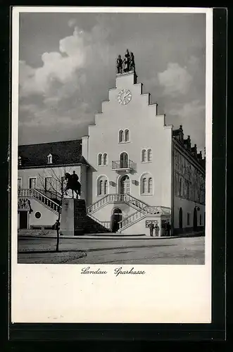 AK Landau, Blick auf die Sparkasse