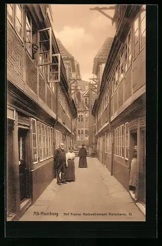 AK Hamburg, Hof Kramer, Amtswohnungen Krayenkamp 10