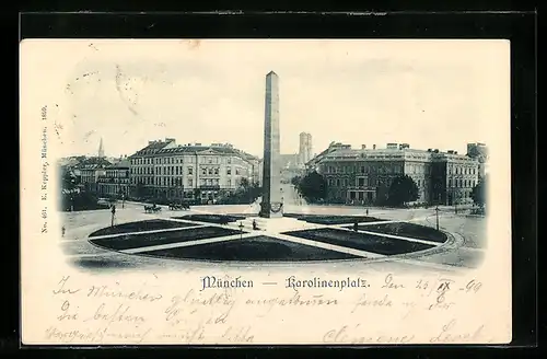 AK München, Karolinenplatz