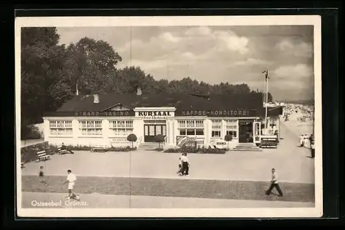 AK Grömitz, Café-Konditorei-Kursaal von Peter Ellerbrock und Strand Casino