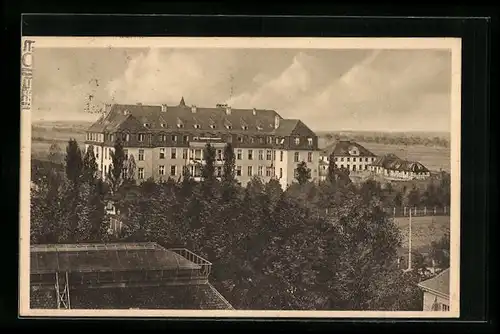 AK München-Nymphenburg, Krankenanstalt d. III. Orden, Südseite