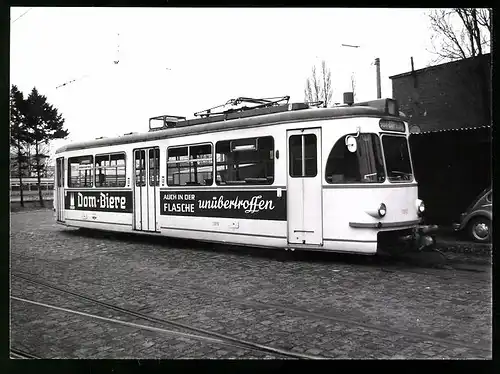 Fotografie Kleinholz, Köln, Strassenbahn-Triebwagen Nr. 1310, Sonderzug der KVB - Kölner Verkehrsbetriebe