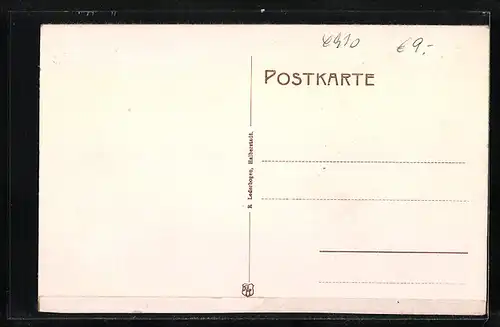 AK Heidenthal /Teutob. W., Oberförsterei und Strasse