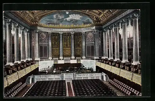 AK Wiesbaden, Kurhaus, Grosser Konzertsaal mit Orgel