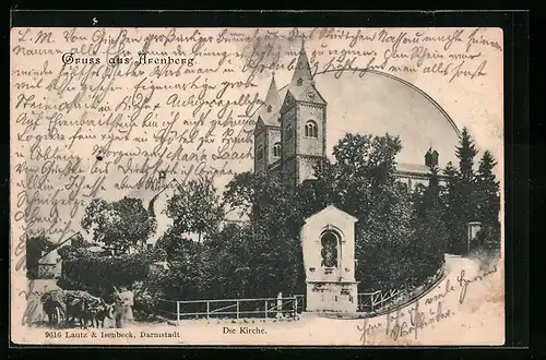 AK Arenberg, Kirche mit Umgebung