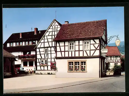 AK Lindenfels-Schlierbach /Odenw., Gasthaus Pension zum Römischen Kaiser