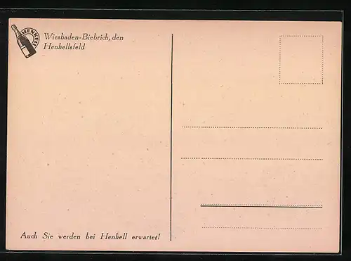 AK Wiesbaden-Biebrich, Sektkellerei Henkell & Co., Hauptkeller mit altrömischer Bacchusfigur