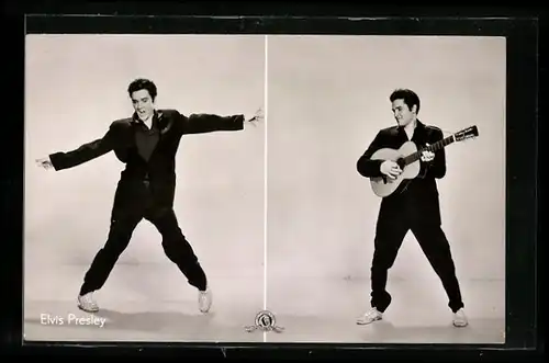 AK Musiker Elvis Presley in dem Film Rhythmus hinter Gittern