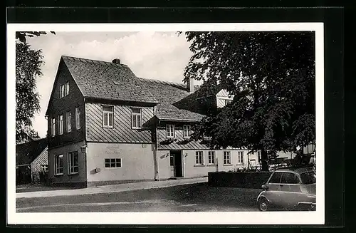 AK Schiesshaus i. Solling, Waldgaststätte und Pension Grüner Jäger, Bes. Hermann Meyer