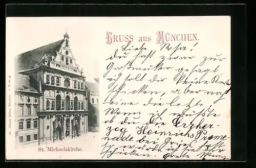 AK München, St. Michaelskirche