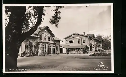 AK Ludvika, Järnvägsstationen, Bahnhof