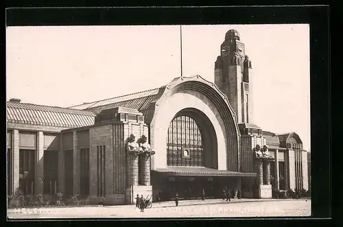 AK Helsingfors, Järnväegsstation, Bahnhof