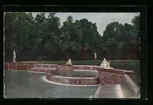 AK München, Nymphenburger Park, Cascaden