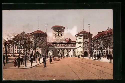 AK München, Blick aufs Isartor