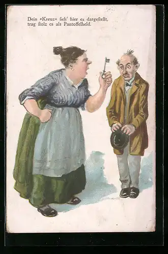 AK Mann bekommt Ärger von Frau