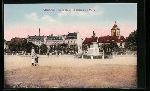 AK Colmar, Place Rapp et Champ de Mars
