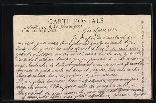 AK Mulhouse /Haut-Rhin, Canal du Rhône au-Rhin