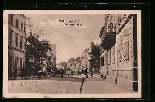 AK Mülhausen, Colmarer Strasse