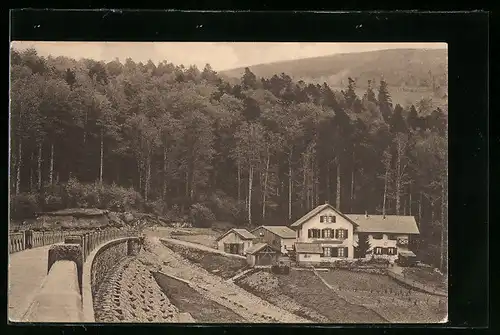 AK Gebweiler /Ober-Elsass, Talsperre Lauchensee