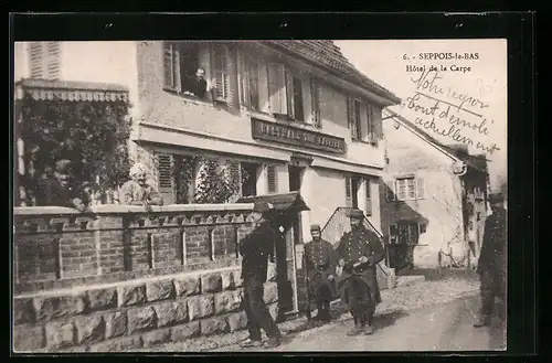 AK Seppois-le-Bas, Hotel de la Carpe