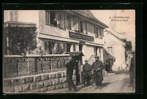 AK Seppois-le-Bas, Hotel de la Carpe