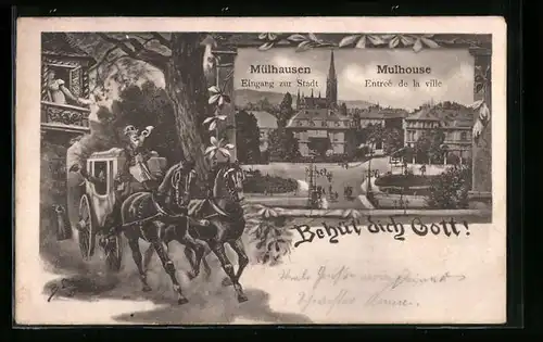 AK Mulhouse, Entrée de la ville