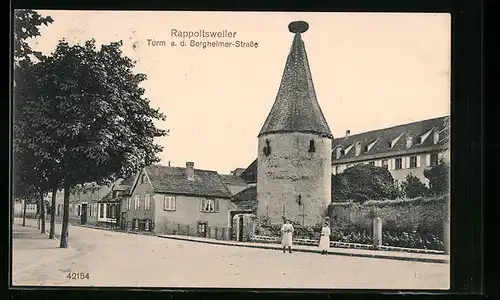 AK Rappoltsweiler, Turm an der Bergheimer-Strasse