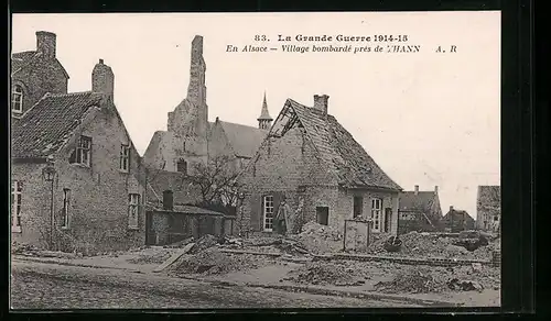 AK Mulhouse, Les ruines de la guerre