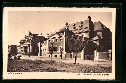 AK Mülhausen, städtisches Schwimmbad