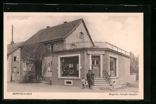 AK Seppois-le-Bas, Magasin Joseph Gaugler