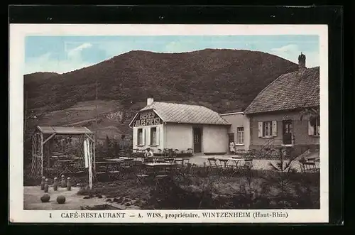 AK Wintzenheim, Café-Restaurant Wiss