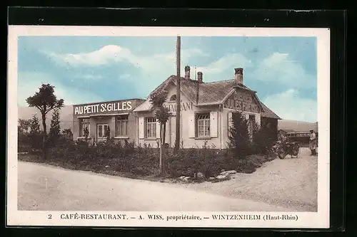 AK Wintzenheim, Café-Restaurant Wiss