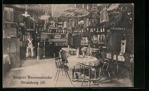 AK Strassburg i/E, Sergers Bauernschänke