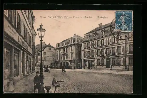 AK Wissembourg, Place du Marché