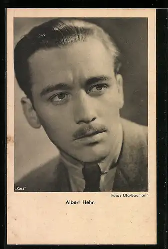 AK Schauspieler Albert Hehn mit nachdenklichem Blick